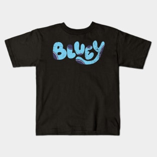 Bluey font - vintage Kids T-Shirt